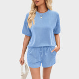 Esmeralda | Conjunto Acanelado De Dos Piezas