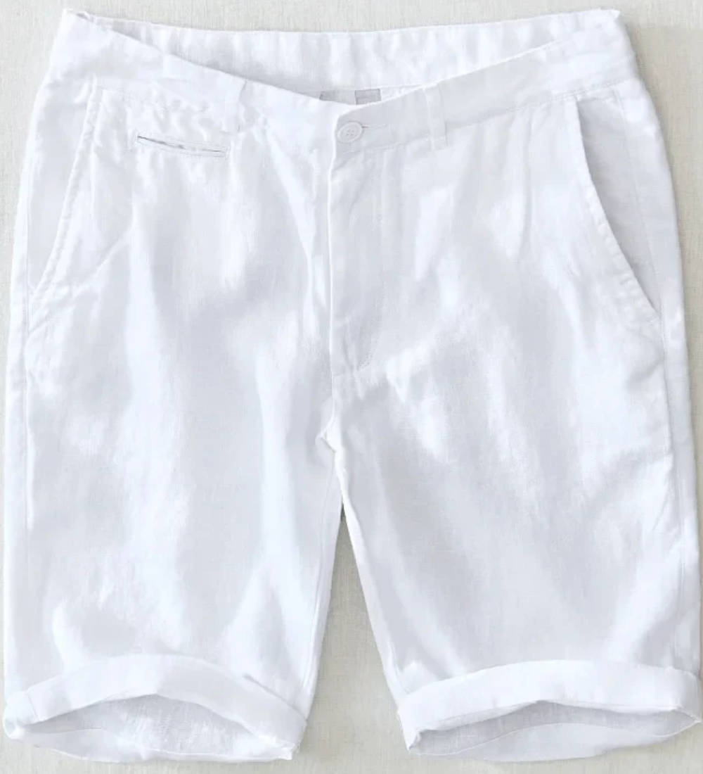 Pantalones cortos de lino Lisbo