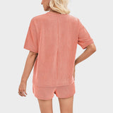 Esmeralda | Conjunto Acanelado De Dos Piezas