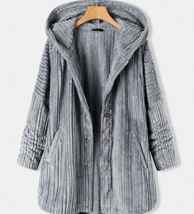 Manuela™ - Abrigo de invierno con solapa