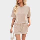 Esmeralda | Conjunto Acanelado De Dos Piezas