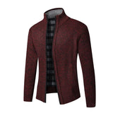 Suéter de Punto Grueso con Cuello Alto y Ajuste Slim - Confort Ideal para Otoño e Invierno, Disponibles en Tallas Grandes