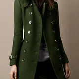 CINZIA™ | ABRIGO LARGO ARTESANAL