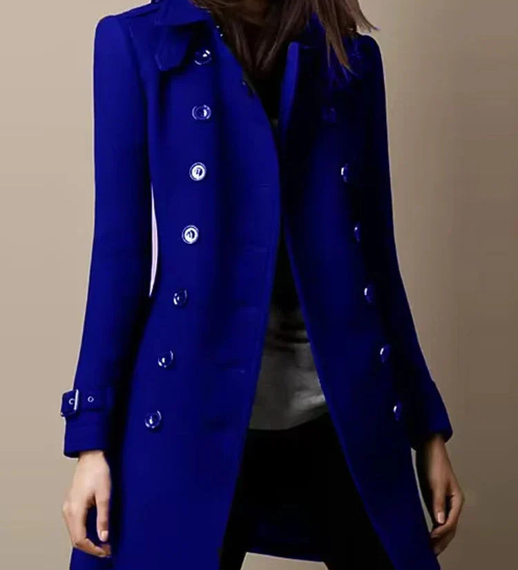 CINZIA™ | ABRIGO LARGO ARTESANAL