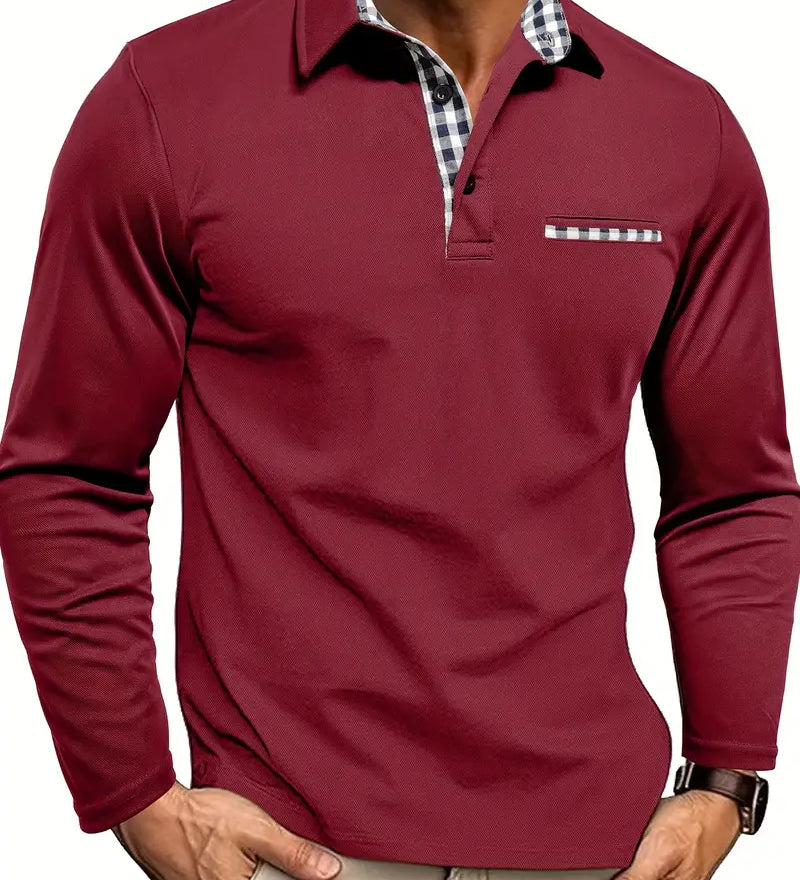 Poloshirt de manga larga