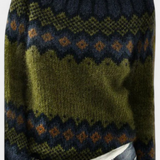 Jolessa Jersey de Punto con Estampado Nórdico