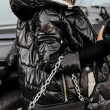 Nolwen - Abrigo Elegante de Invierno con Capucha y Acolchado