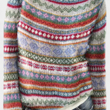 Jolessa Jersey de Punto con Estampado Nórdico