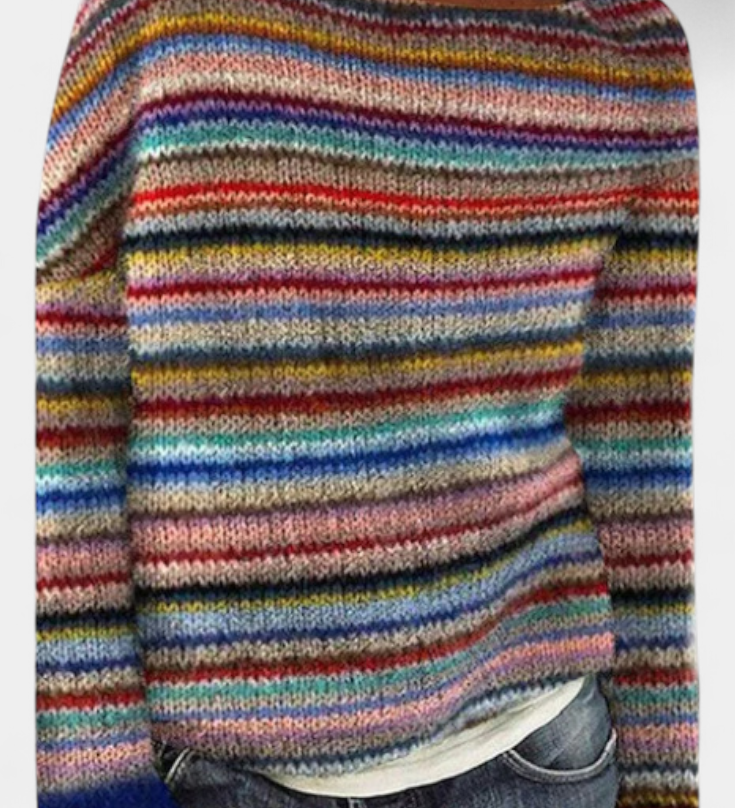 Jolessa Jersey de Punto con Estampado Nórdico