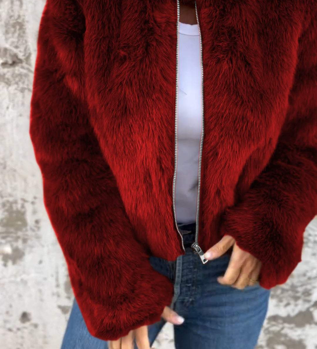 Sara™ | Abrigo de piel de lujo
