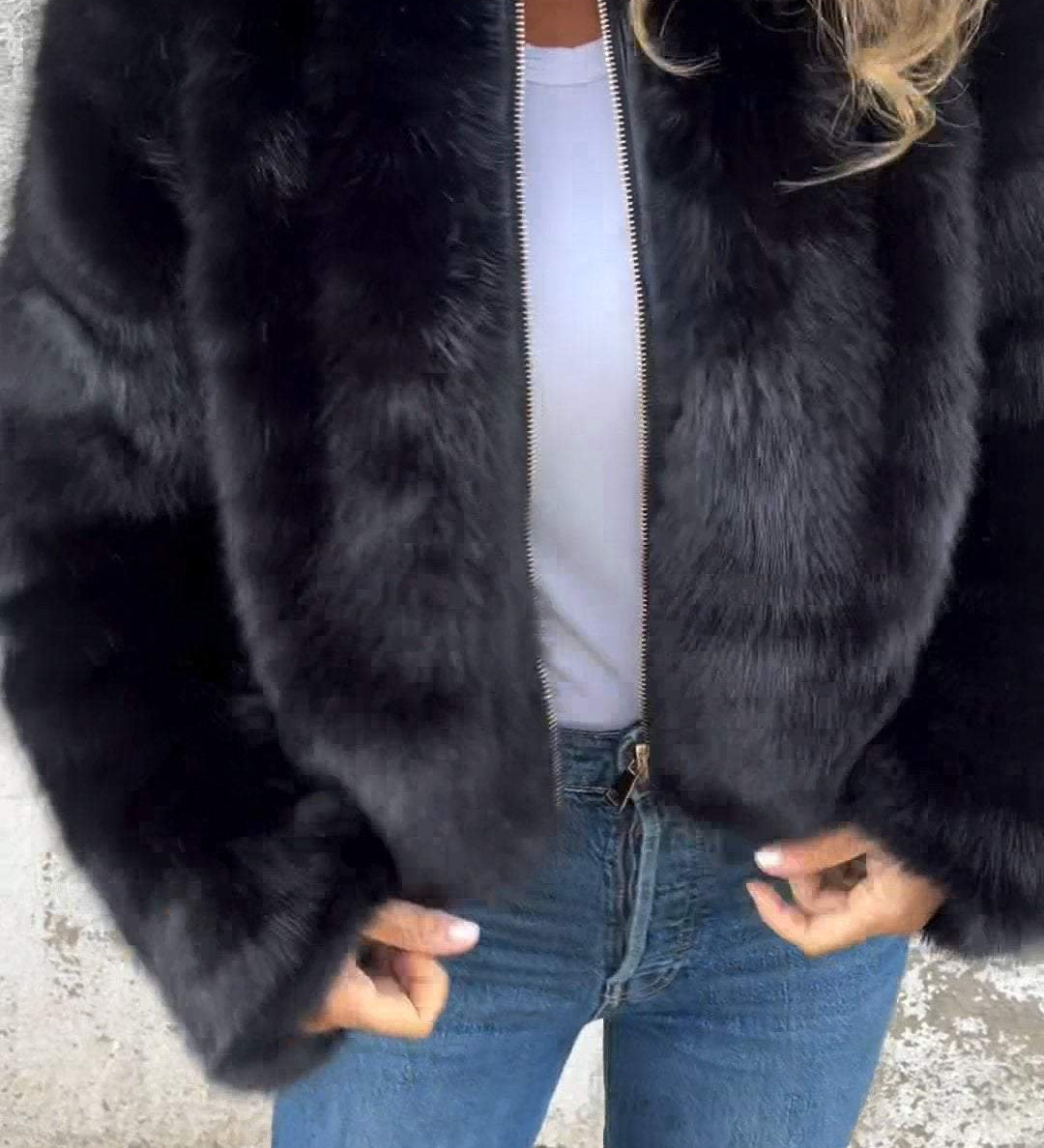 Sara™ | Abrigo de piel de lujo