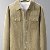 Mavrick Chaqueta Suede con Estampado de Cuadros