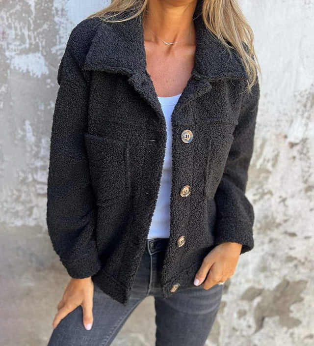 Antonia | Chaqueta abotonada acogedora